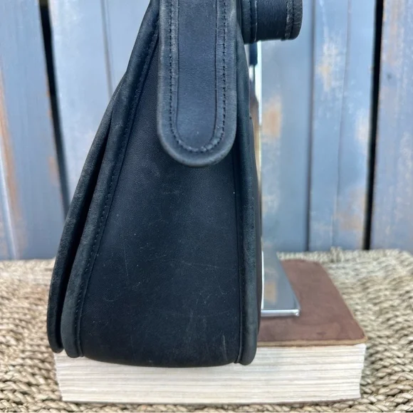 Coach Vintage Patricia's Legacy Saddle Bag 9951 Black - Picture 3 of 16